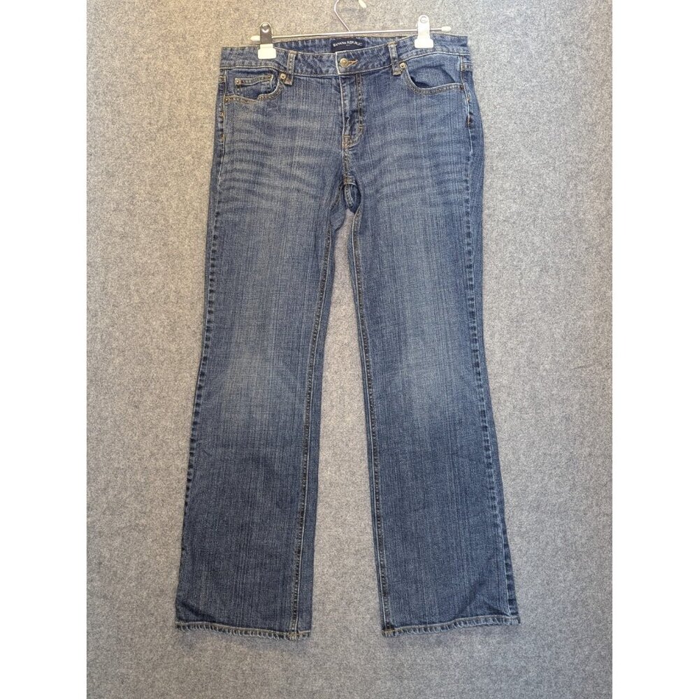 Banana Republic Women’s Jeans 12 Classic Straight Stretch Denim Blue Medium Wash